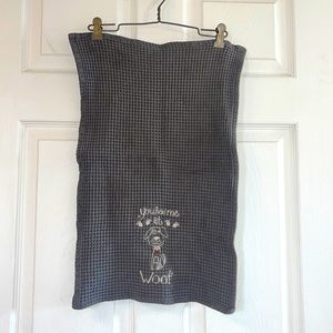 You had me at woof dish towel